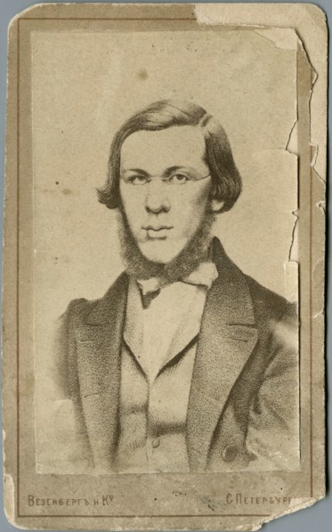 Nikolay Alexandrovich Dobrolyubov (1836-1861), Between 1865 and 1900. Artist: Photo studio Wesenberg