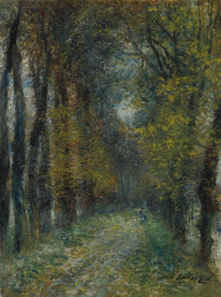 L'allée couverte, 1872. Artist: Renoir, Pierre Auguste (1841-1919)