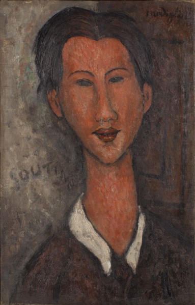 Portrait of Chaïm Soutine (1893-1943), 1917. Artist: Modigliani, Amedeo (1884-1920)