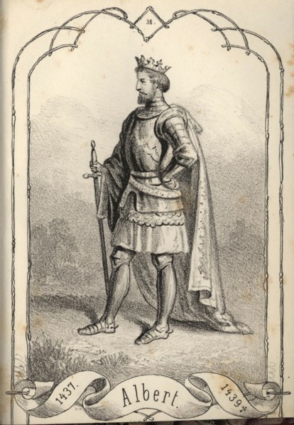 Albert the Magnanimous (1397-1439), King of Hungary and Croatia. Artist: Vizkelety, Béla (1825-1864)