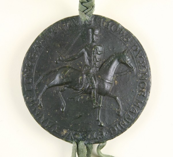 Great Seal of King John, 1203. Artist: Historic Object
