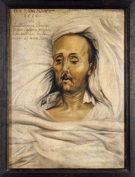 Duke William V of Bavaria on his deathbed, 1550. Artist: Mielich (Muelich), Hans (1516-1573)