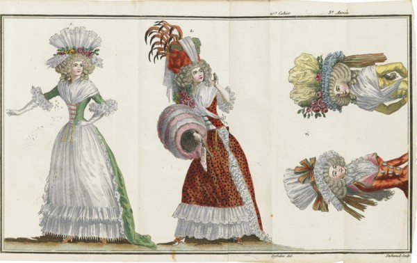 Cabinet des Modes, ou les Modes nouvelles, 1786-1788. Artist: Anonymous