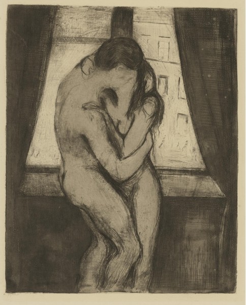 The Kiss, 1895. Artist: Munch, Edvard (1863-1944)