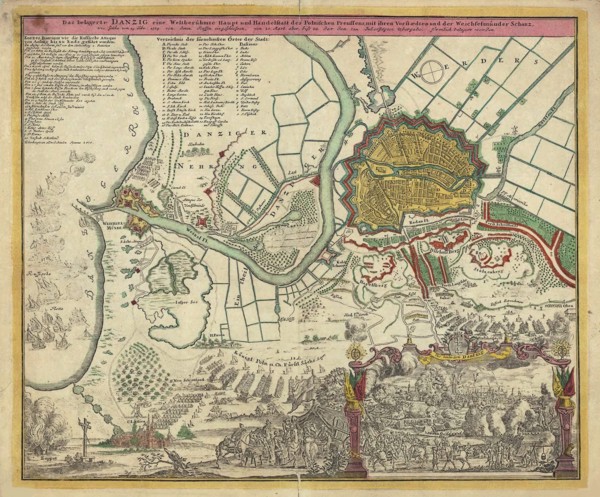 The Siege of Danzig, 1734, 1730s. Artist: Anonymous