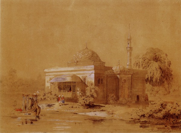 Project of the Turkish Bath pavilion in Catherine Park of Tsarskoye Selo, c. 1850. Artist: Monighetti, Ippolit Antonovich (1819-1878)
