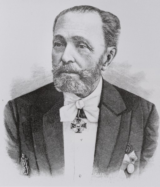 Portrait of Marius Petipa (1818-1910), 1899. Artist: Anonymous