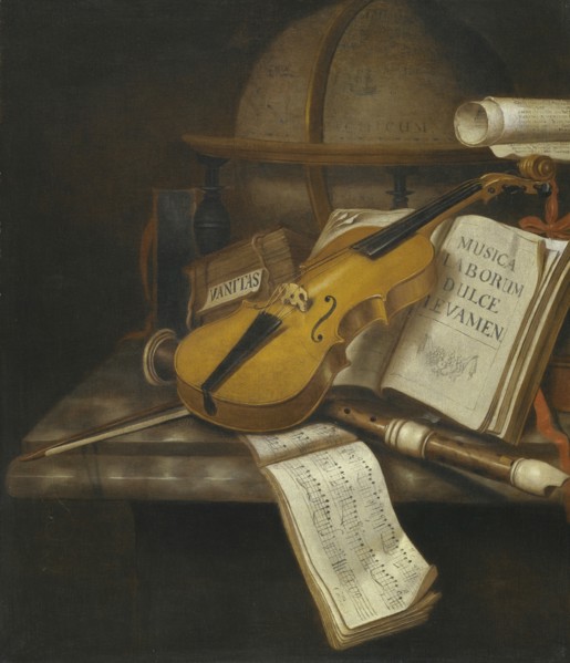 Vanitas Still Life. Artist: Collier, Edwaert (1642-1708)