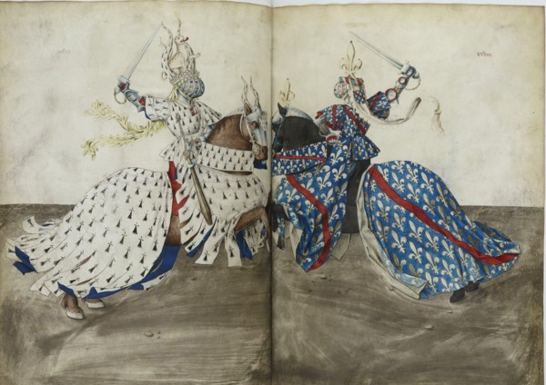 The Tournament Book of René d'Anjou, ca 1447. Artist: Anonymous