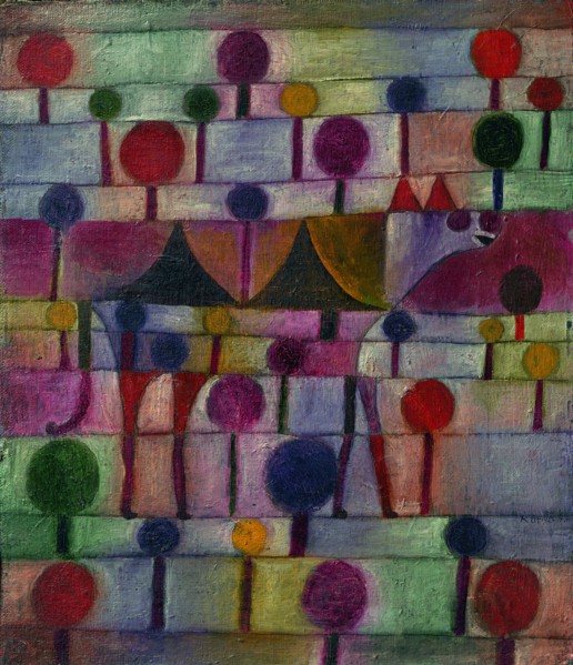 Camel in a Rhythmic Landscape of Trees, 1920. Artist: Klee, Paul (1879-1940)