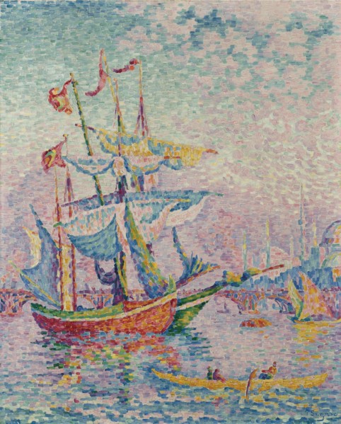 The Golden Horn. The Bridge, 1907. Artist: Signac, Paul (1863-1935)