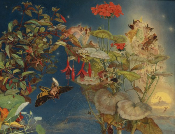 Midsummer Night's Fairies. Artist: Naish, John George (1824-1905)