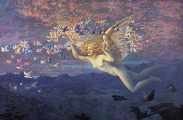 Wings of the Morning. Artist: Hughes, Edward Robert (1851-1914)
