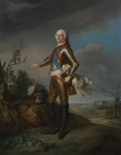 Armand de Vignerot du Plessis (1696-1788), Duke of Richelieu, Marshal of France. Artist: Nattier, Jean-Marc (1685-1766)