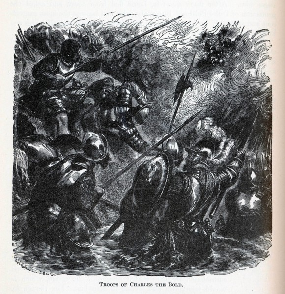 Troops of Charles the Bold, 1882. Artist: Brend'amour, Richard (1831-1915)