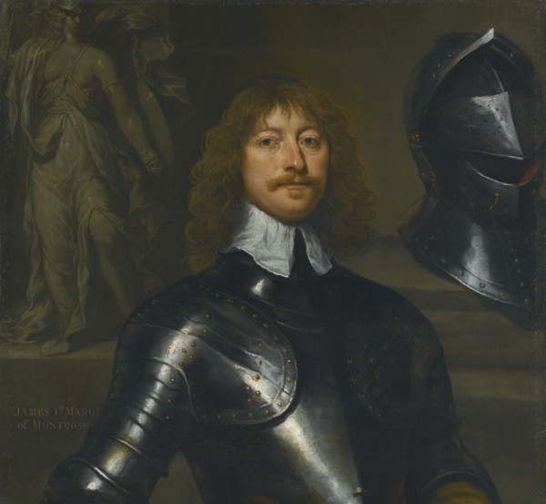 Portrait of James Graham, 1st Marquess of Montrose (1612-1650). Artist: Dobson, William (c. 1610-1646)