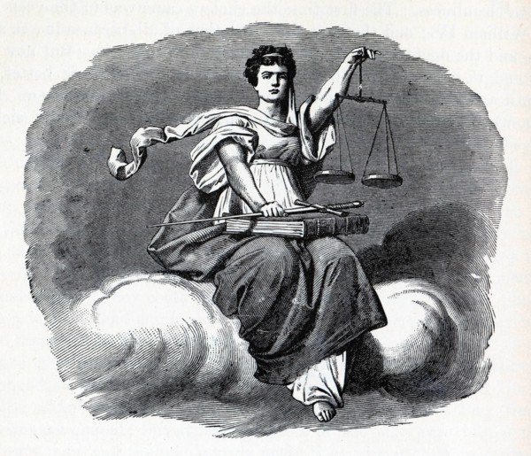 Justice, 1882. Artist: Anonymous