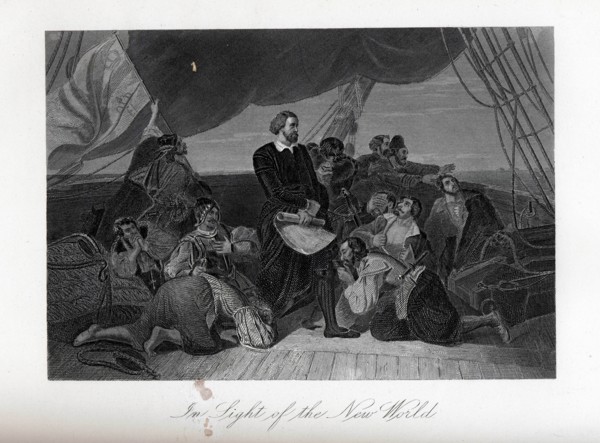 In Sight of the New World, 1882. Artist: McRae, John (1859-1921)