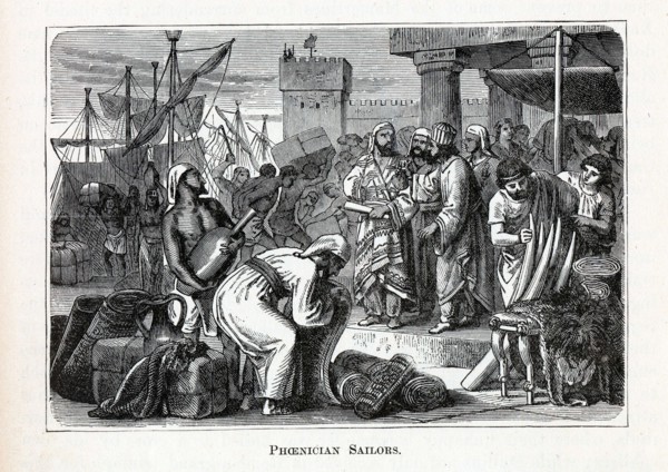 Phoenician Sailors, 1882. Artist: Anonymous