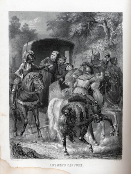 Luther's Capture, 1882. Artist: Schweissinger, G. (active End of 19th cen.)