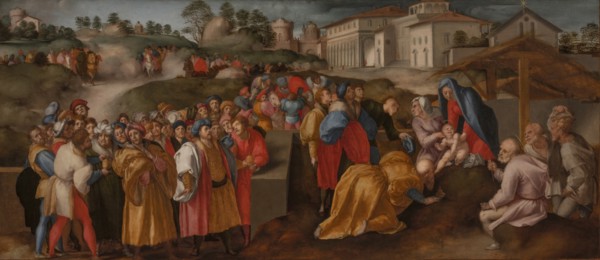 The Adoration of the Magi (Epifania Benintendi), 1519-1520. Artist: Pontormo (1494-1557)