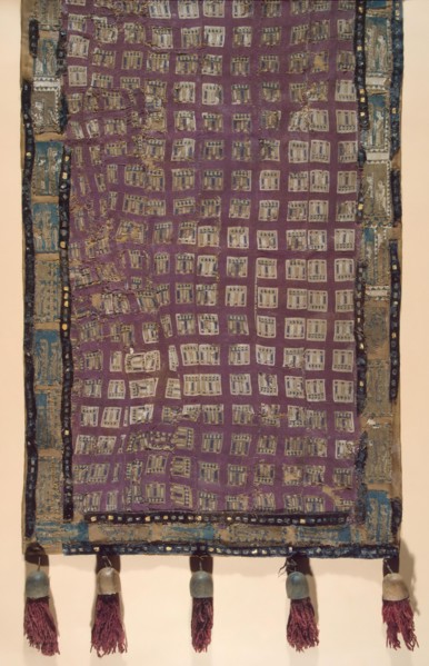 Saddle cloth with lions, 5th-4th century BC. Artist: Ancient Altaian, Pazyryk Burial Mounds