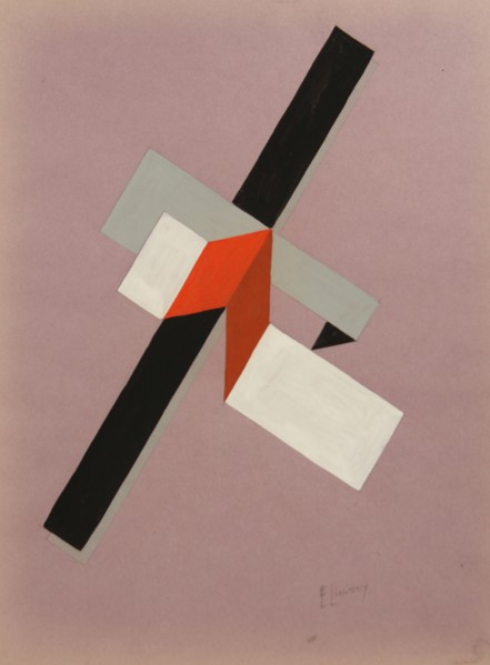 Proun, ca 1923. Artist: Lissitzky, El (1890-1941)