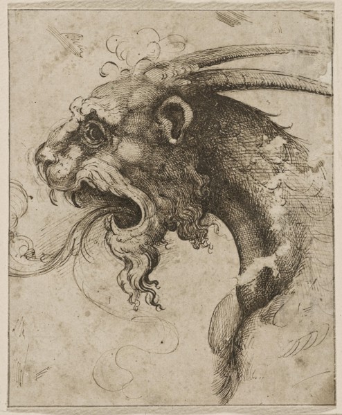 Head of a Chimera.
