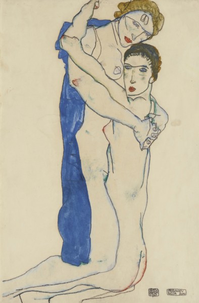 Girlfriend, Pink-Blue, 1913.