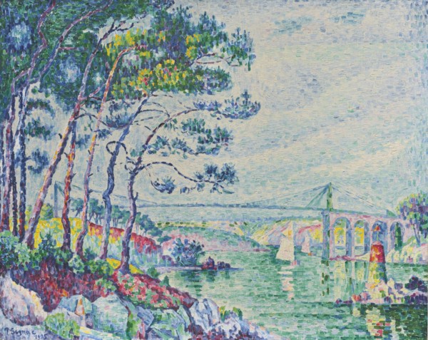 Pont de Lézardrieux, 1925.