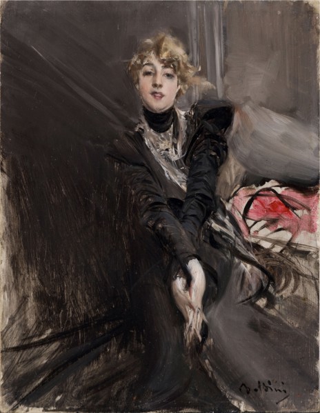 Portrait of the actress Jeanne Renouard, .