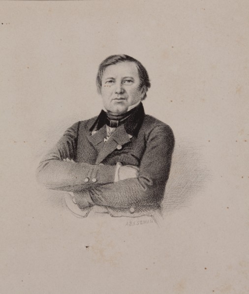 Portrait of the Philosopher Ivan Ivanovich Davydov (1794-1863), 1840s.