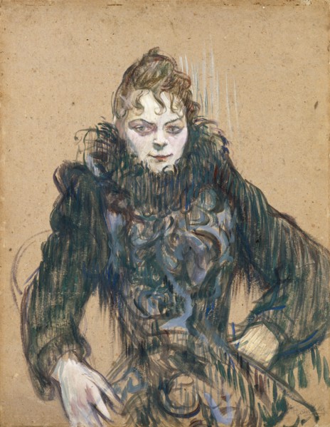 Woman with a Black Boa, 1892.