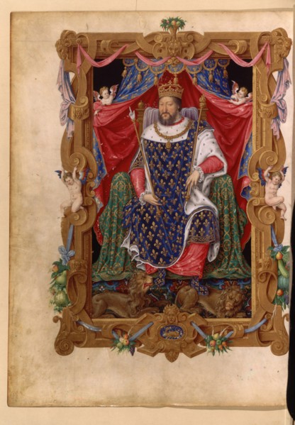 Portrait of Francis I (1494-1547), King of France, in his Coronation Robes, ca 1545.