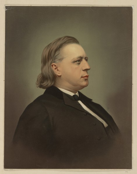 Portrait of Henry Ward Beecher (1813-1887), c. 1871.