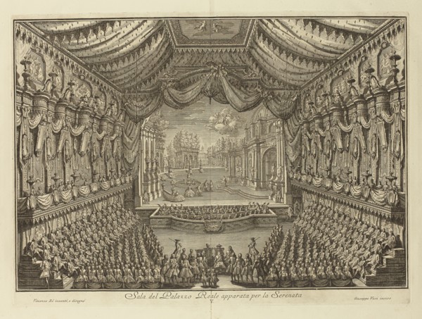 The Performance of La Serenata in the Royal Palace of Naples, 1749.