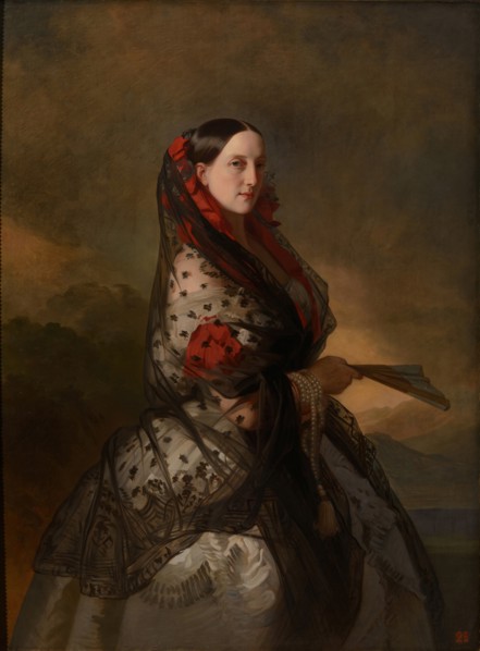 Grand Duchess Maria Nikolaevna of Russia (1819-1876), Duchess of Leuchtenberg, ca 1856-1857.