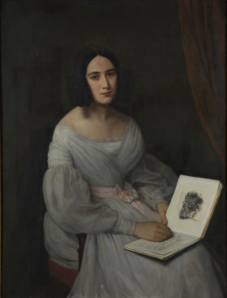 Portrait of Clara Wieck-Schumann (1819-1896).