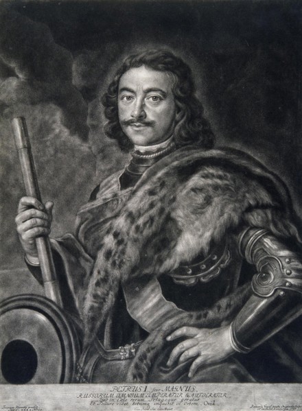 Portrait of Emperor Peter I the Great (1672-1725).