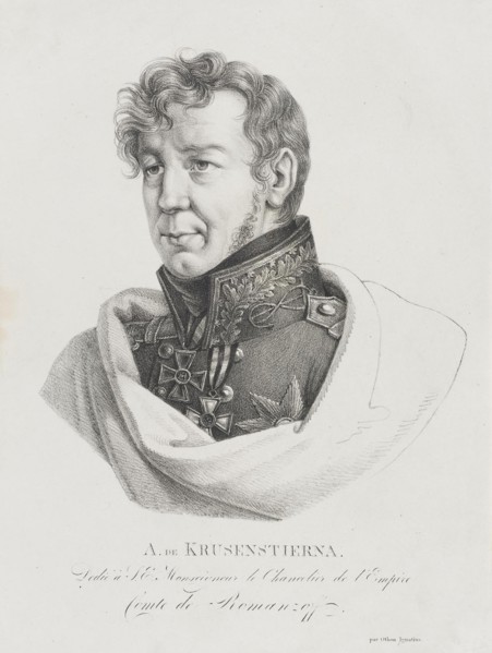 Portrait of the Explorer Admiral Ivan (Adam) Krusenstern (1770-1846).