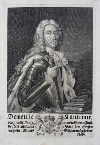 Portrait of Dimitrie Cantemir (1673-1723).