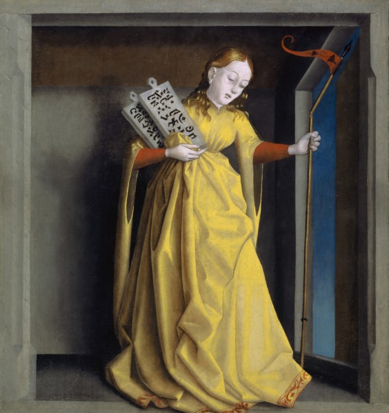 The Synagogue. From the Mirror of Salvation altarpiece.