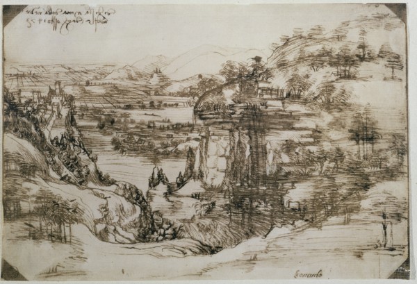 Tuscan Landscape (Arno Valley landscape).