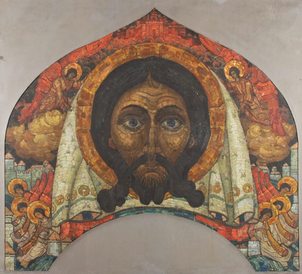 Sketch of the Fresco for the Church of the Holy Spirit in Talashkino.