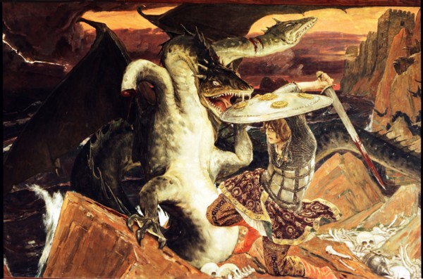 Ivan Tsarevich fought Zmey Gorynych.