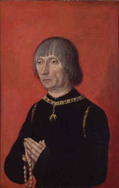 Portrait of Louis de Gruuthuse.