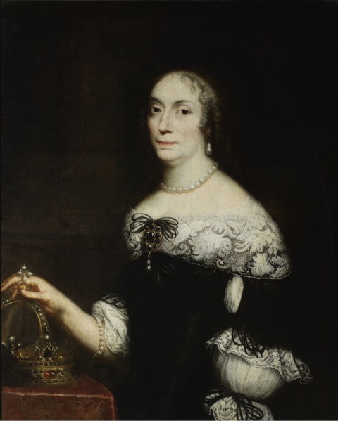 Portrait of Marie Louise Gonzaga (1611-1667), Queen of Poland.