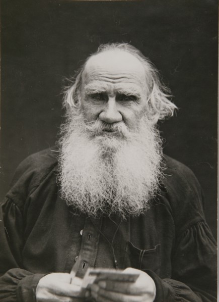 Portrait of the author Count Lev Nikolayevich Tolstoy (1828-1910).