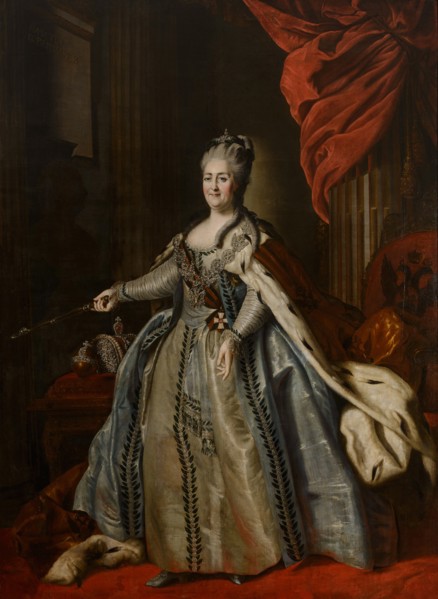 Portrait of Empress Catherine II (1729-1796).