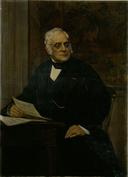 Portrait of the composer Daniel-François-Esprit Auber (1782-1871).